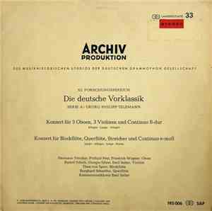 Georg Philipp Telemann, Kammermusikkreis Emil Seiler - XI. Forschungsbereich 