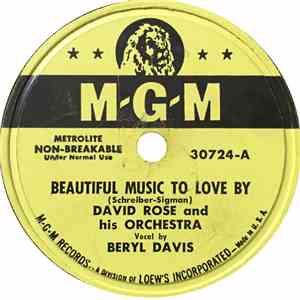 David Rose & His Orchestra - Beautiful Music To Love By  / Suddenly